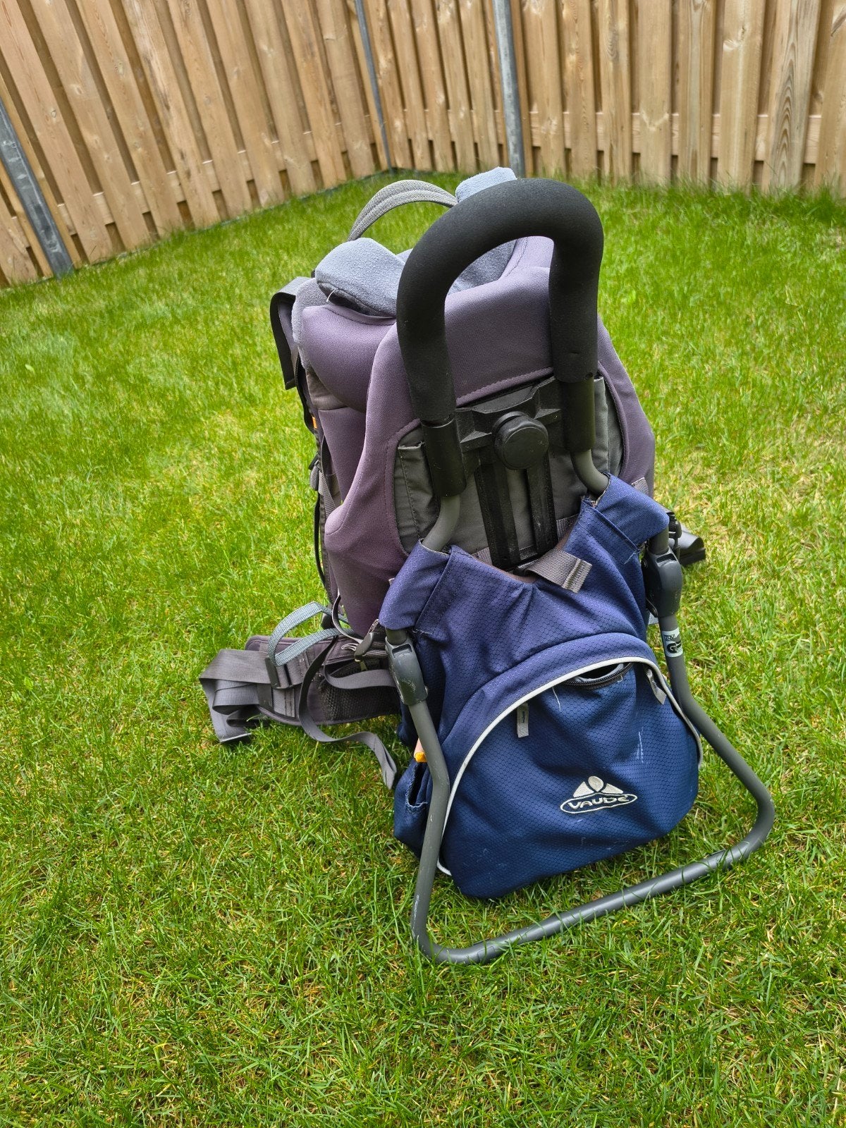Vaude kinderdrager, Ophalen, Gebruikt