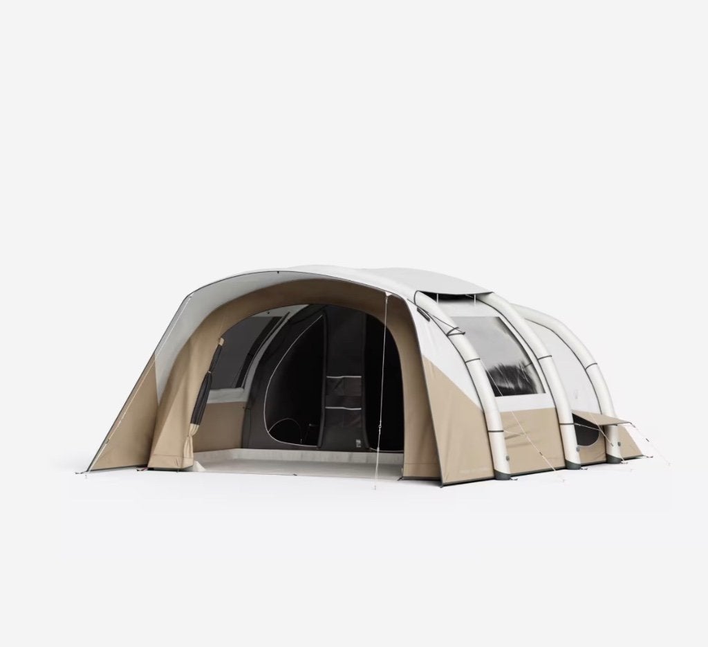 QUECHUA Opblaasbare tent 6 pers Air Seconds 6.3 Fresh Black,, Caravans en Kamperen, Tenten, Ophalen, Zo goed als nieuw, Tot en met 6