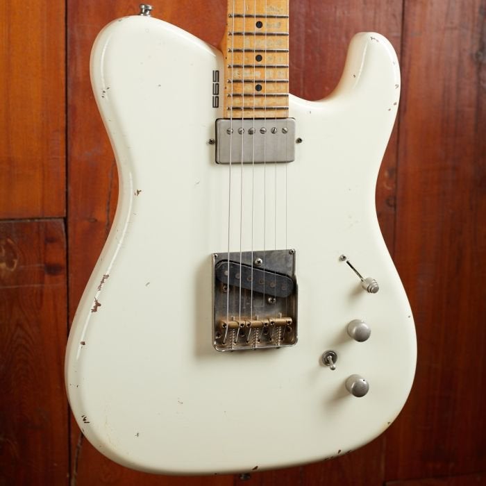 Tausch 665 Raw Relic White, Ophalen, Zo goed als nieuw, Semi-solid body, Overige merken
