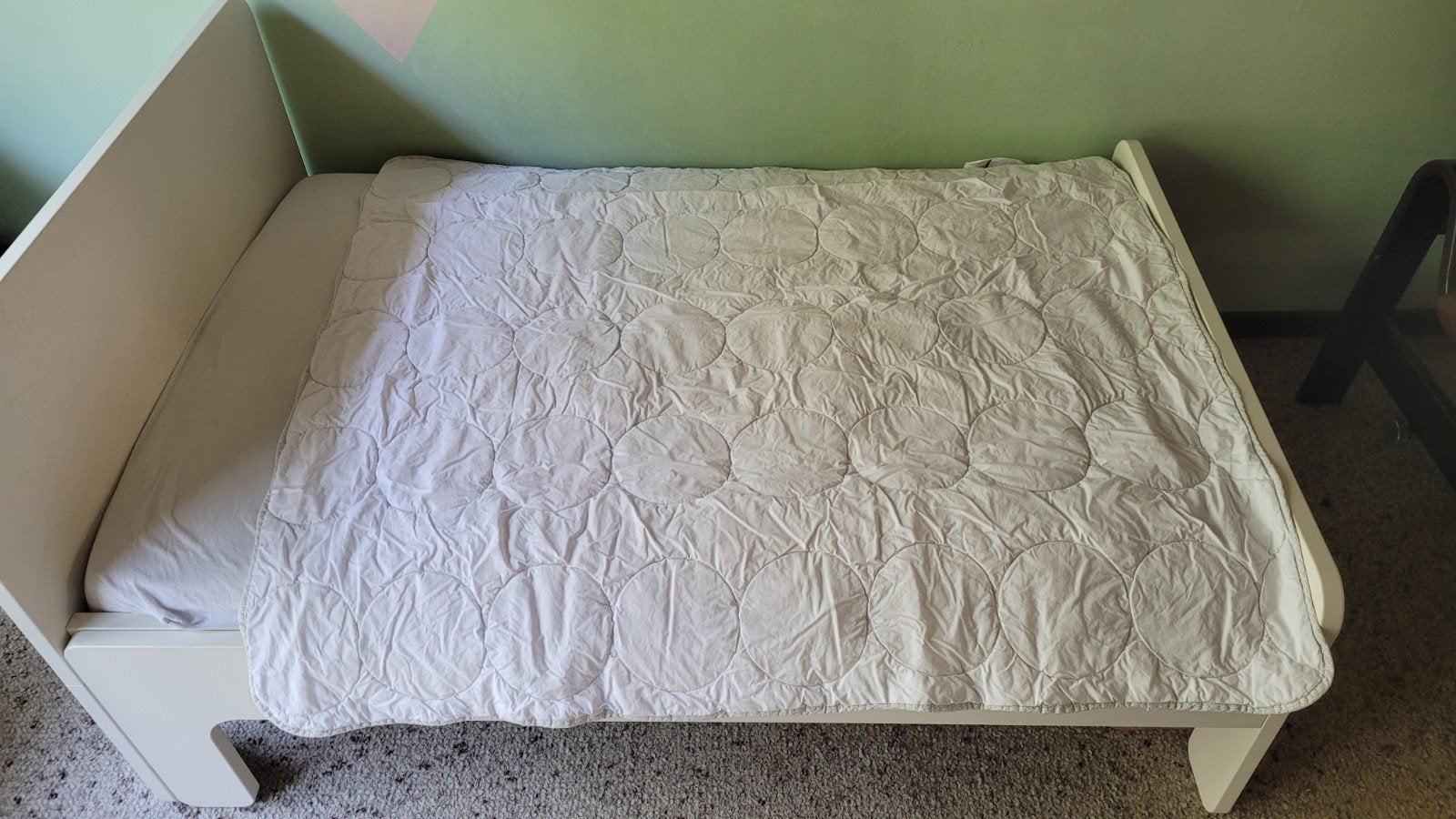 IKEA Peuterdekbed wasbaar, Kinderen en Baby's, Ophalen, Gebruikt, Jongetje of Meisje, Wit