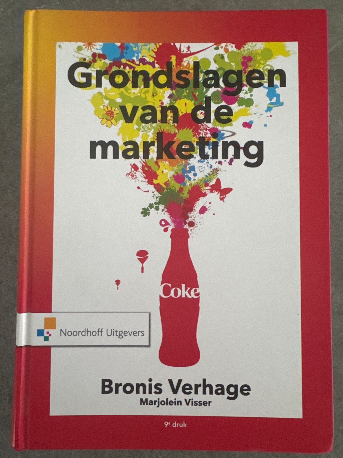 Grondslagen van de marketing - 9e druk - Hardcover, Boeken, Studieboeken en Cursussen, Ophalen of Verzenden, Gamma, Zo goed als nieuw
