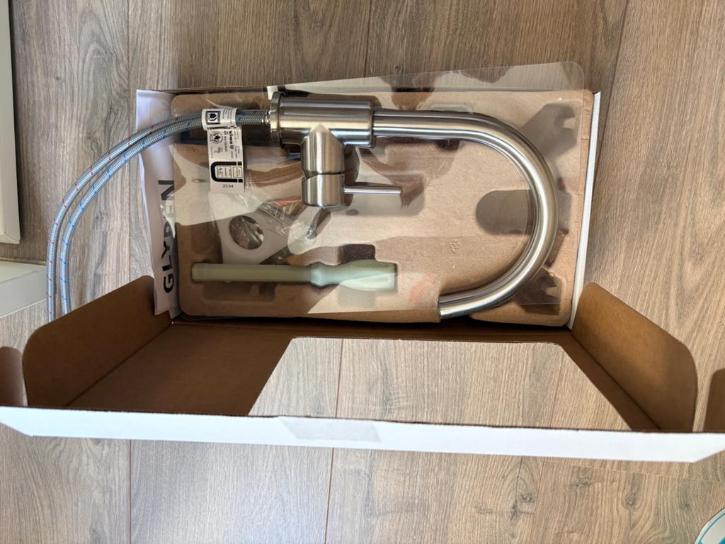 Nieuwe RVS mengkraan IKEA Glypen - Keuken/Badkamer, Ophalen, Nieuw, Rvs, Kraan