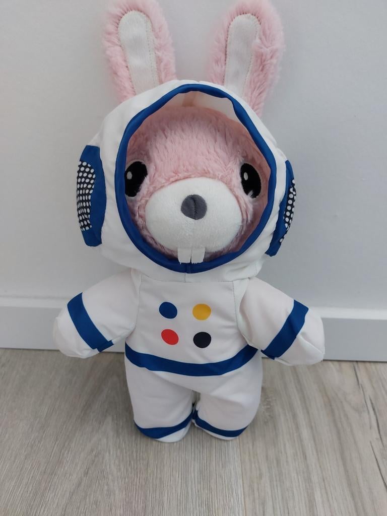 Knuffel Ikea aftonsparv konijn astronaut ruimte L1819, Ophalen of Verzenden, Zo goed als nieuw, Konijn