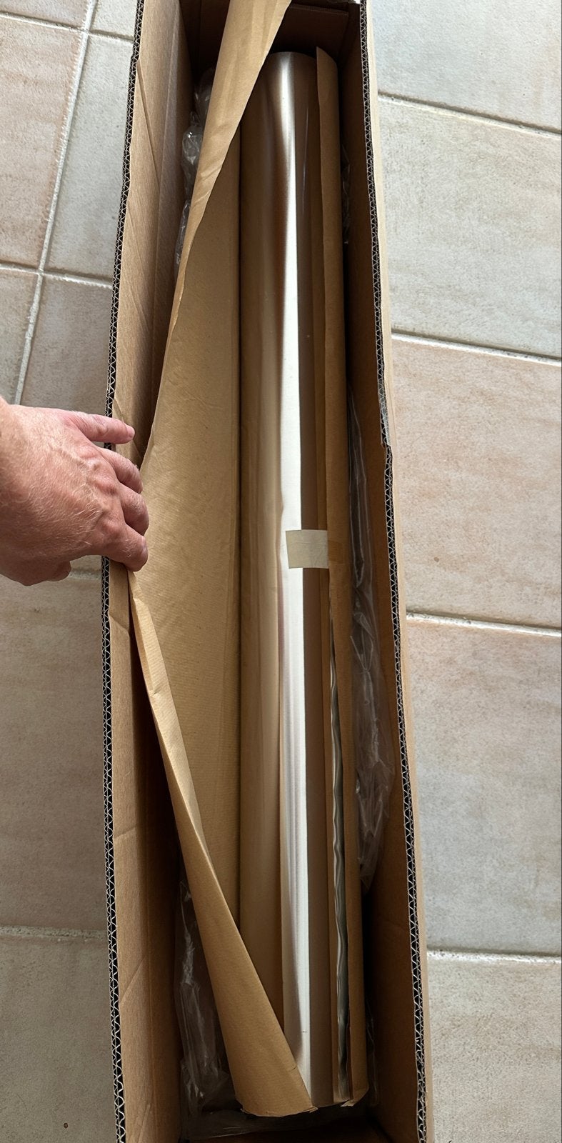 Aluminium rol 1m breed, 0,2mm dik, ca. 14m lengte, Ophalen, Nieuw, Aluminium