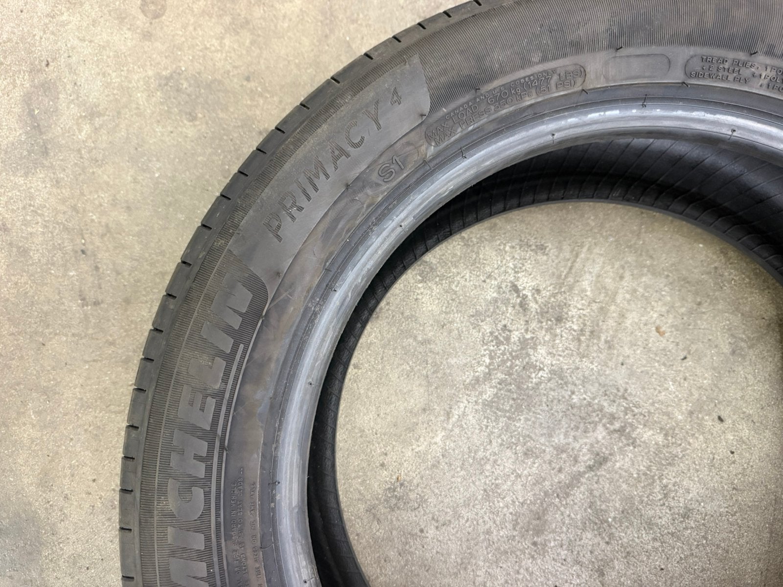 4x 215-55-17 zomer michelin 6mm + zgan €75 pst all incl, Ophalen, Zomerbanden, Band(en)