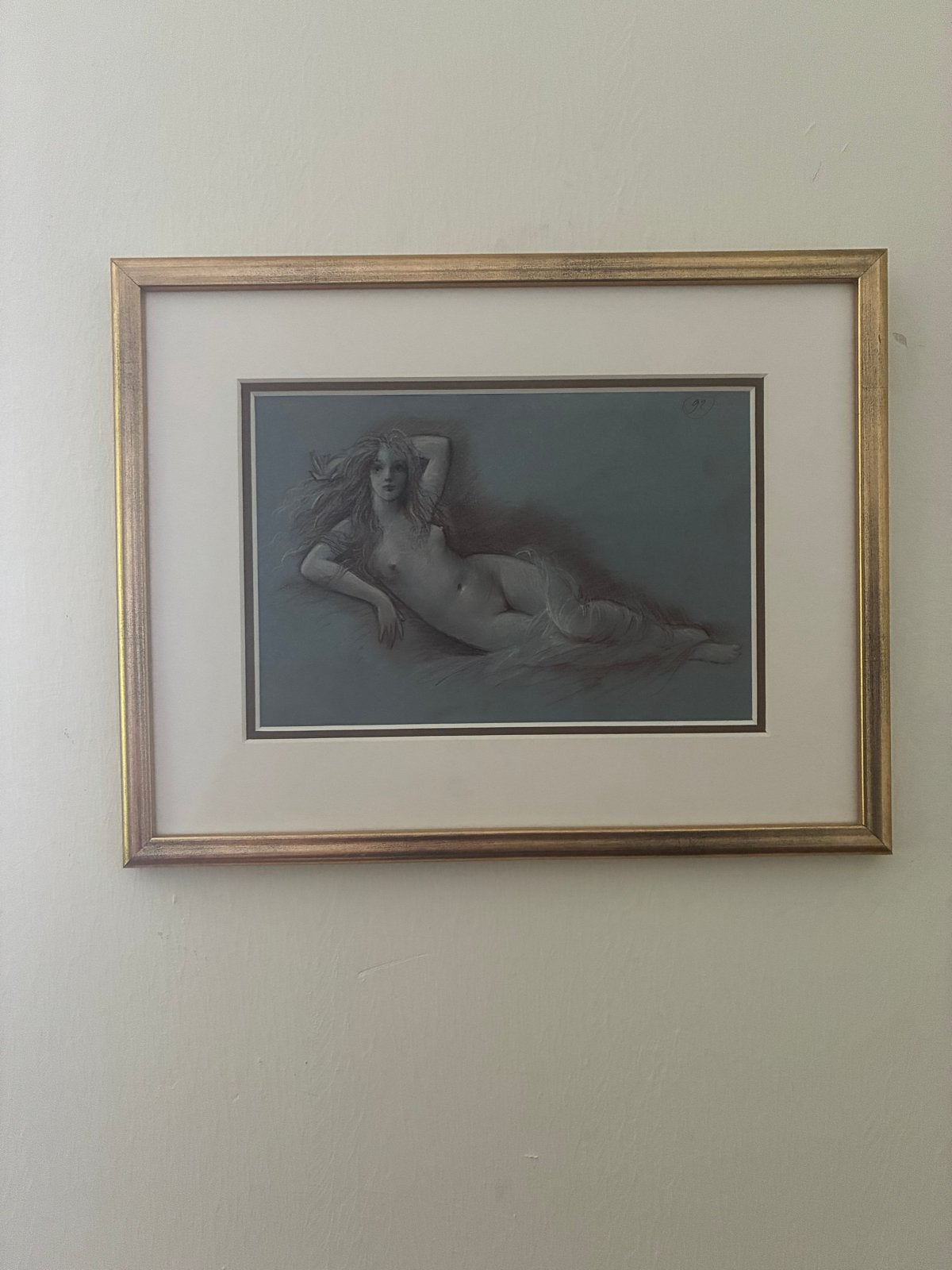cornelis le mair, Ophalen of Verzenden, Tekening, Potloodtekening, Ingelijst