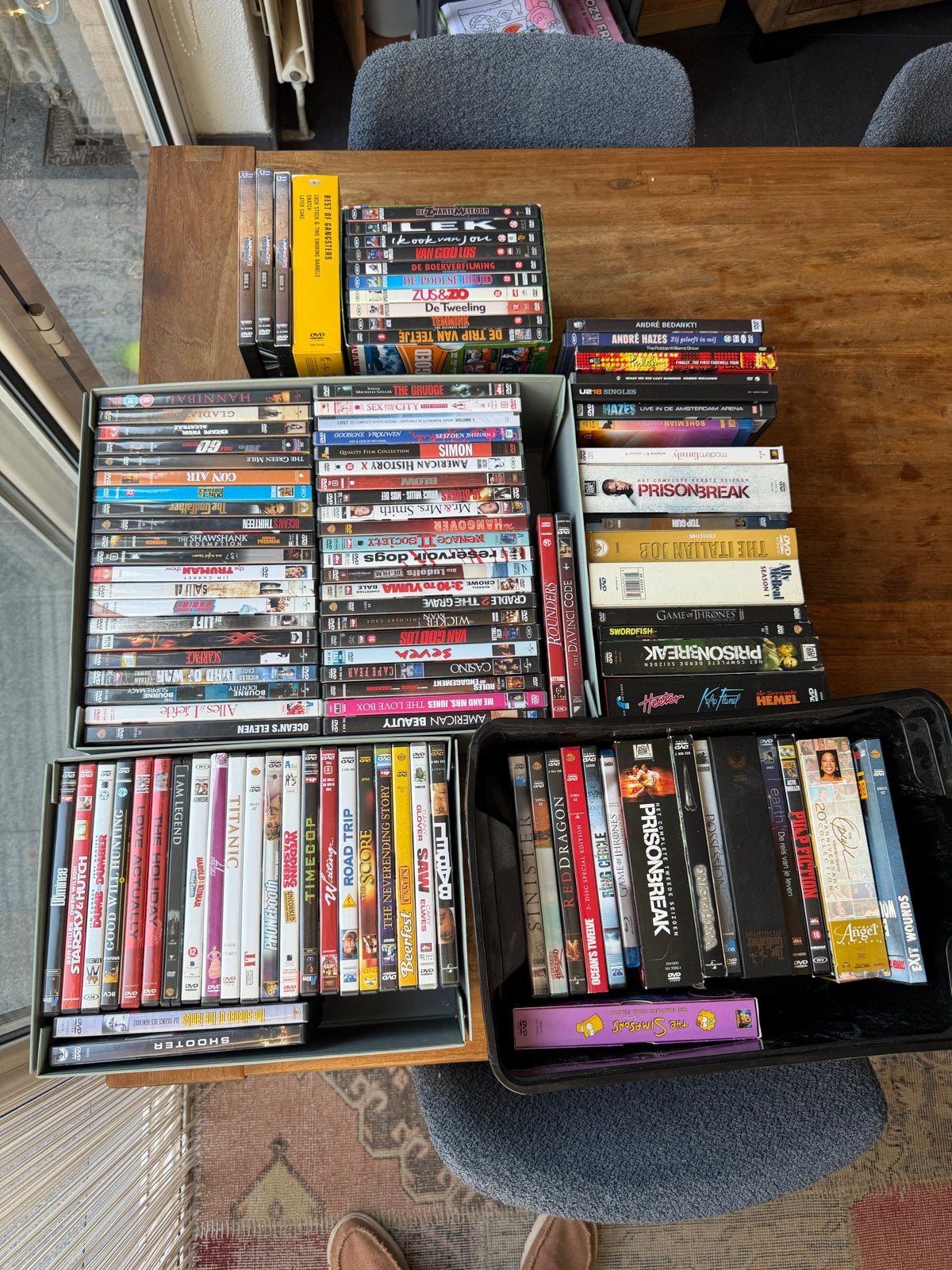Grote collectie DVD's GRATIS!!, Cd's en Dvd's, Alle leeftijden, Ophalen, Gebruikt, Nederlands