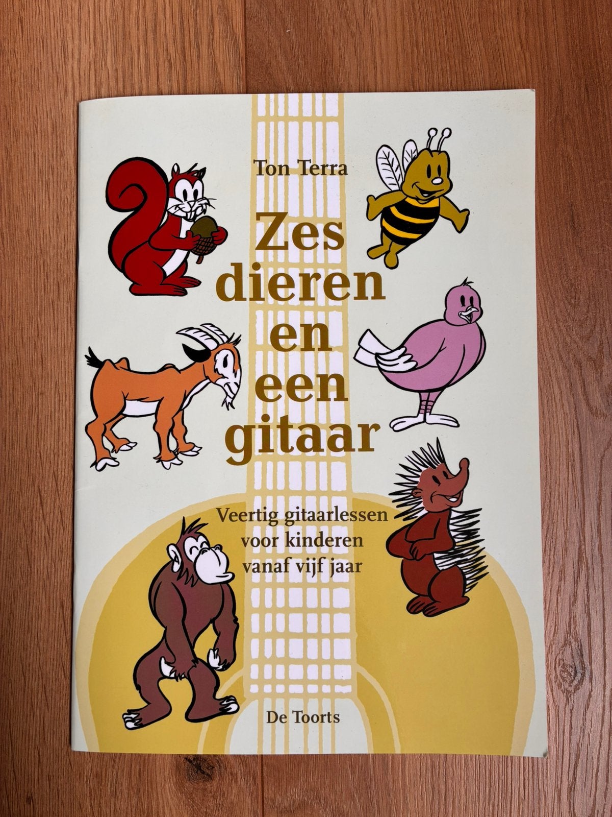 Zes dieren en een gitaar, Muziek en Instrumenten, Snaarinstrumenten | Gitaren | Elektrisch, Ophalen of Verzenden, Zo goed als nieuw