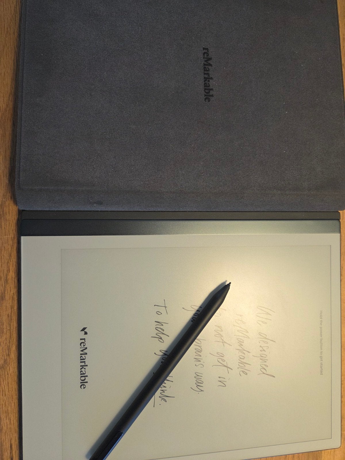 reMarkable 2 E-reader met leren cover en stylus., ReMarkable, 8 GB, Ophalen of Verzenden, 10 inch of meer