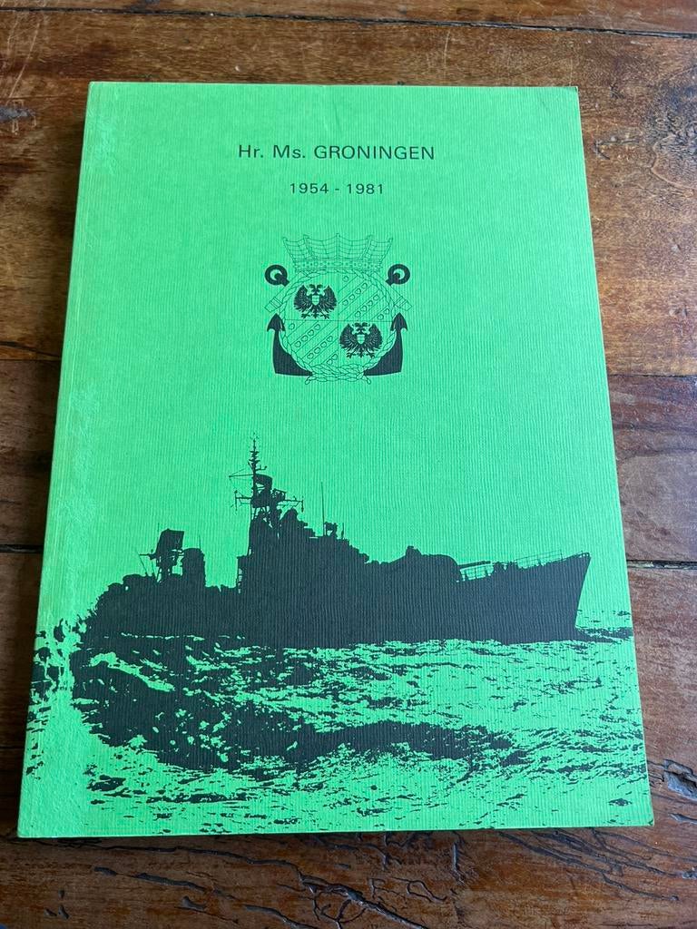 Nederlands marine zeldzaam naslagwerk Hr Ms Groningen, Ophalen of Verzenden, Nederland, Boek of Tijdschrift, Landmacht