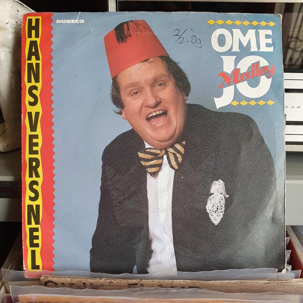 Hans Versnel  - Ome Jo medley, Ophalen of Verzenden, Zo goed als nieuw, Overige formaten, Levenslied of Smartlap