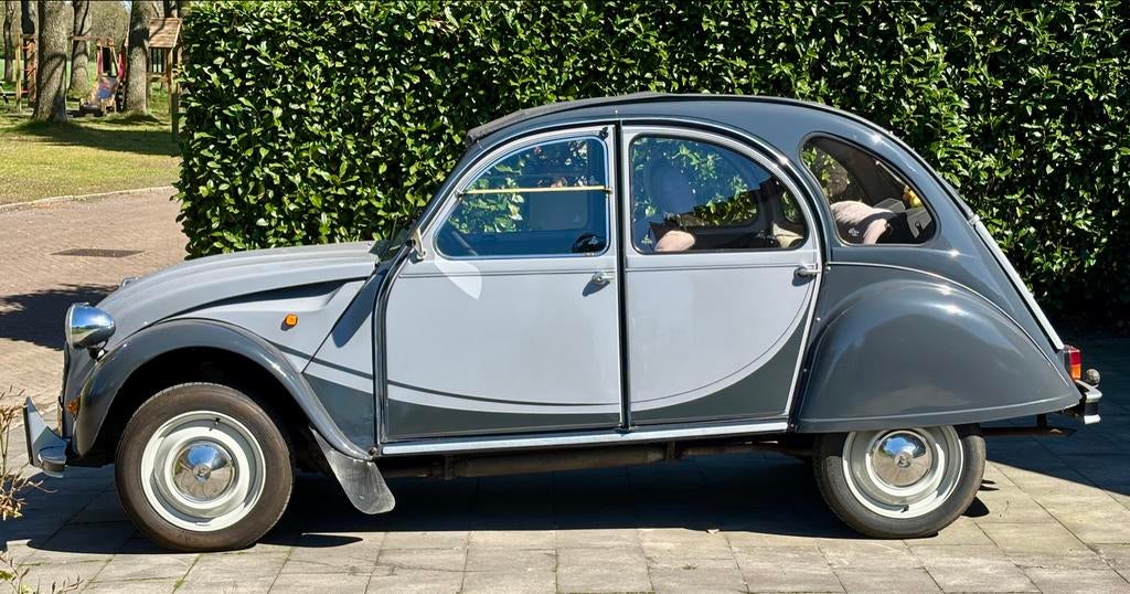 Citroën 2CV6 Charleston 1984 Grijs, Auto's, 602 cc, 2CV, 29 pk, Origineel Nederlands