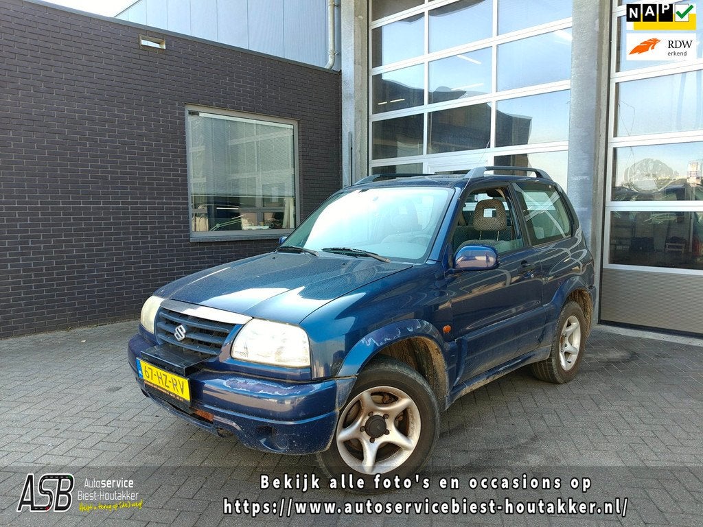 Suzuki Grand Vitara 2.0 Metal Top Wide Body | 4WD Hi-Low Gea, Auto's, Suzuki, Stof, 4 cilinders, Bedrijf, Handgeschakeld