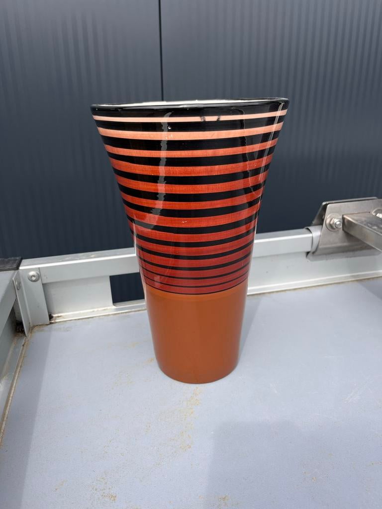 Vaas met strepen, Ophalen, Overige kleuren, Minder dan 50 cm, Glas