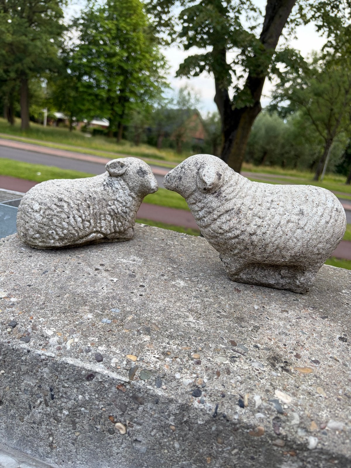 Stenen schaapjes - Tuindecoratie, Dieren en Toebehoren