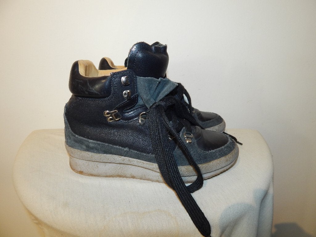Isabel Marant Etoile leren enkel hoge veter schoenen mt 37, Isabel Marant, Overige kleuren, Verzenden, Lage of Enkellaarzen