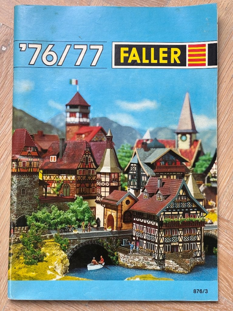 Faller catalogus 1976, Hobby en Vrije tijd, Modeltreinen | H0, Overige merken, Gebruikt, Gelijkstroom of Wisselstroom, Boek, Tijdschrift of Catalogus
