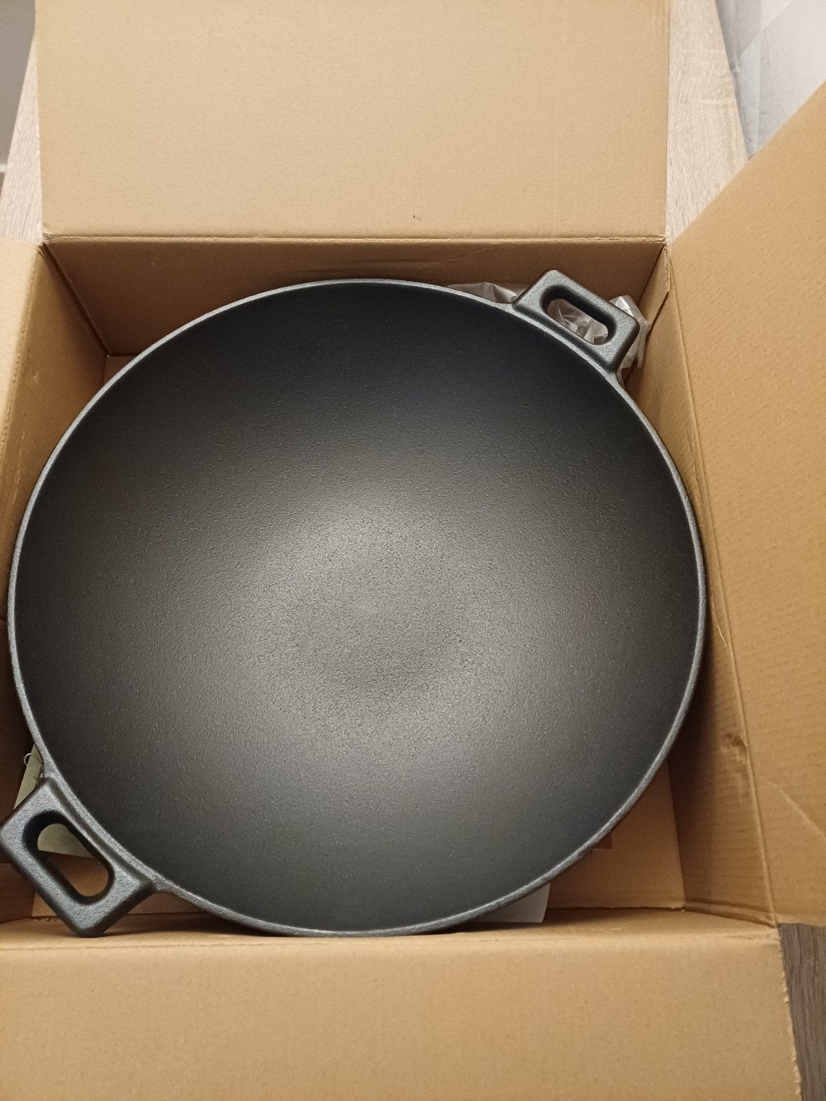 Gietijzeren Wokpan 37x10cm - Perfect Home, Ophalen, Nieuw