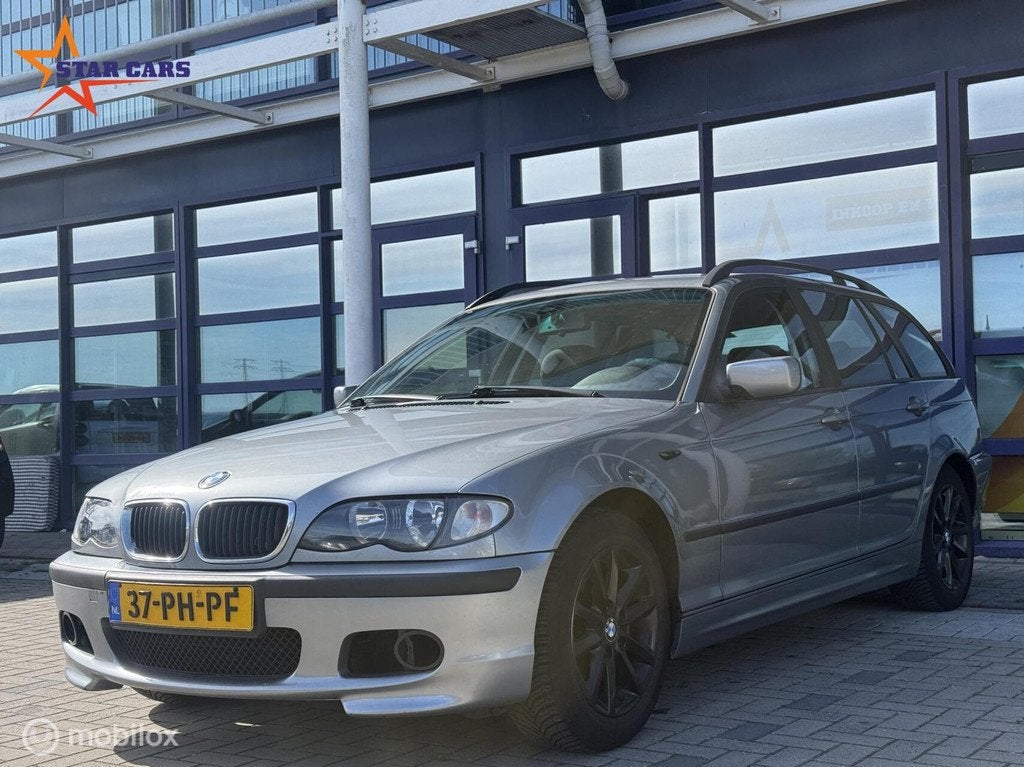 BMW 3-serie Touring 316i Black&Silver II|Airco| Cruise| APK, Auto's, BMW, 4 cilinders, Handgeschakeld, Zilver of Grijs, Achterwielaandrijving