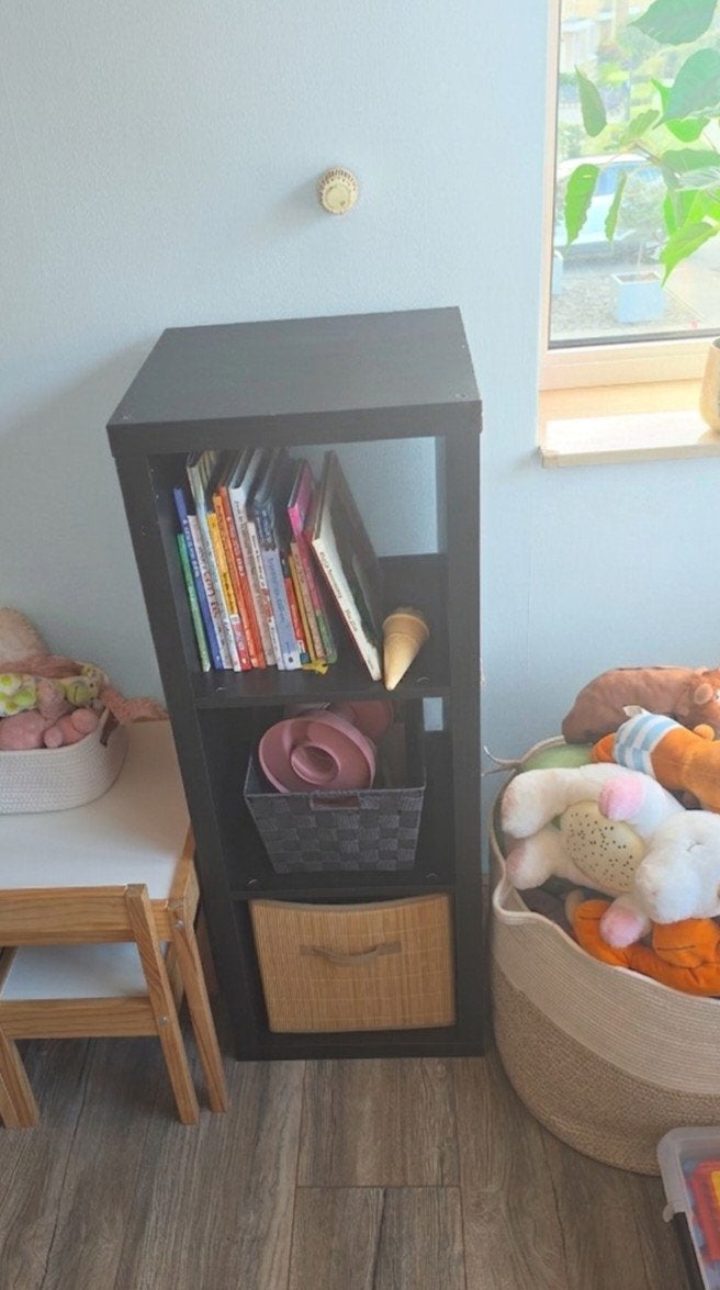 IKEA KALLAX 3-vaks kast (42x112 cm), Ophalen, Minder dan 50 cm, Gebruikt, 100 tot 150 cm