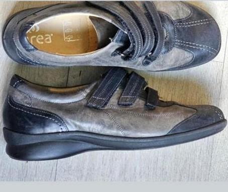 Comfortabele Durea schoenen donkergrijs/zwart G 5.5 38,5, Durea, Ophalen of Verzenden, Grijs, Schoenen met lage hakken