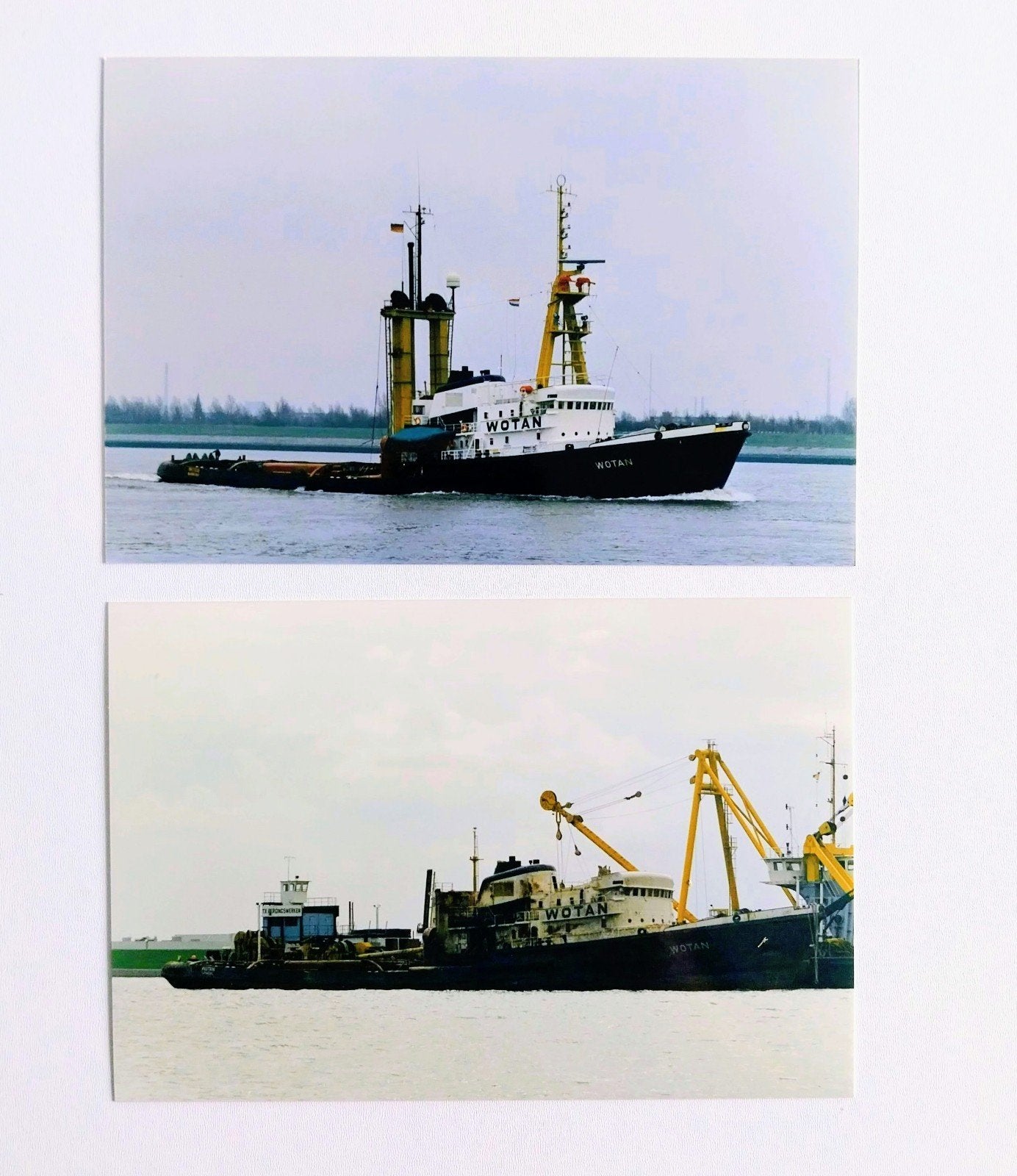 Sleepboot Wotan., Verzamelen, Ophalen of Verzenden, Kaart, Foto of Prent
