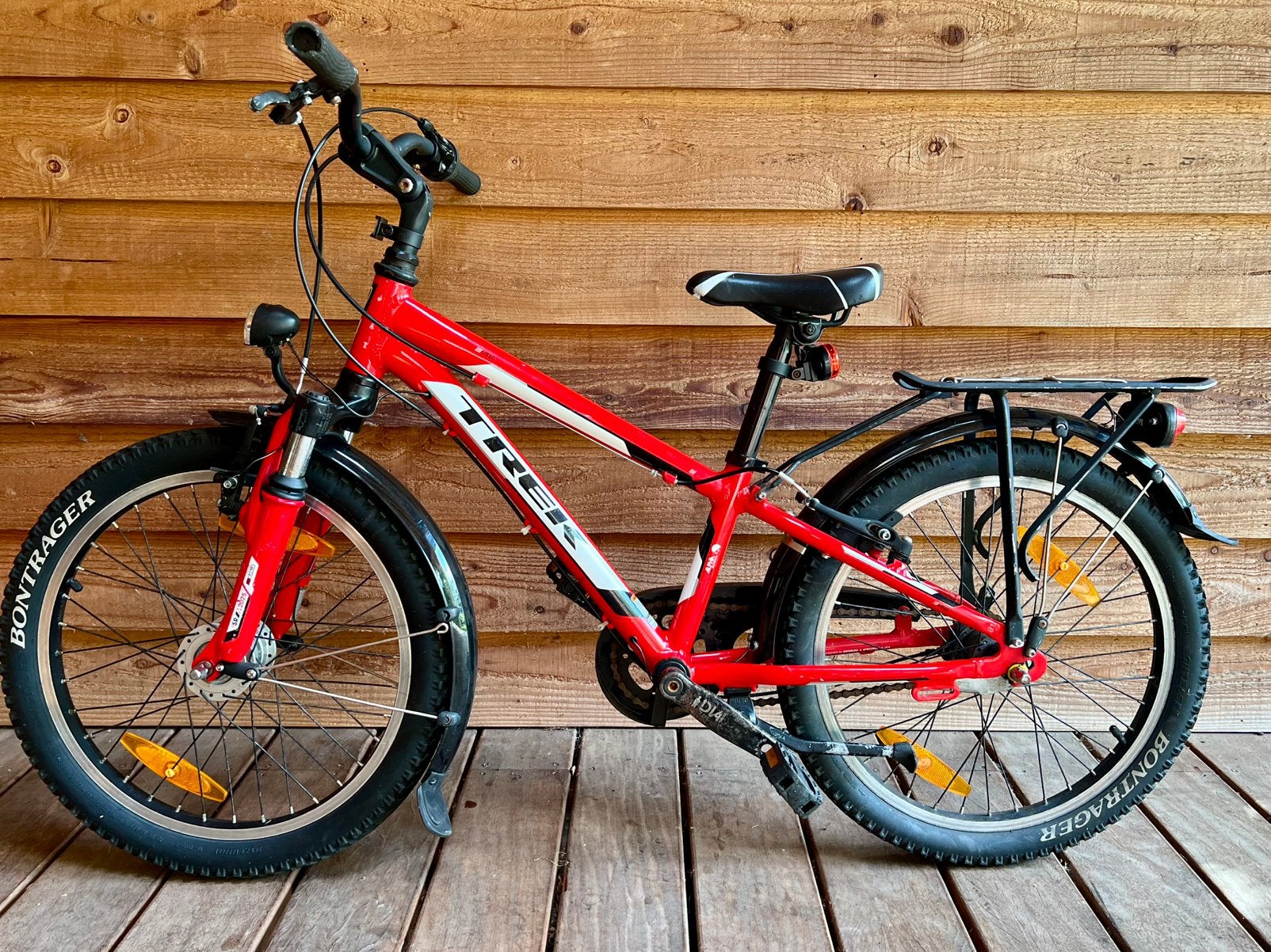 Stoere kinderfiets - 20 inch. Merk Trek., Ophalen, Gebruikt, Velgrem, Versnellingen