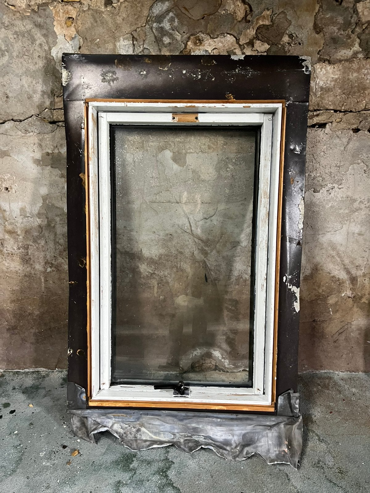 Kiepraam dubbel glas - te koop wegens overbodig, Ophalen, Gevelraam of Ruit, Gebruikt, 80 tot 120 cm