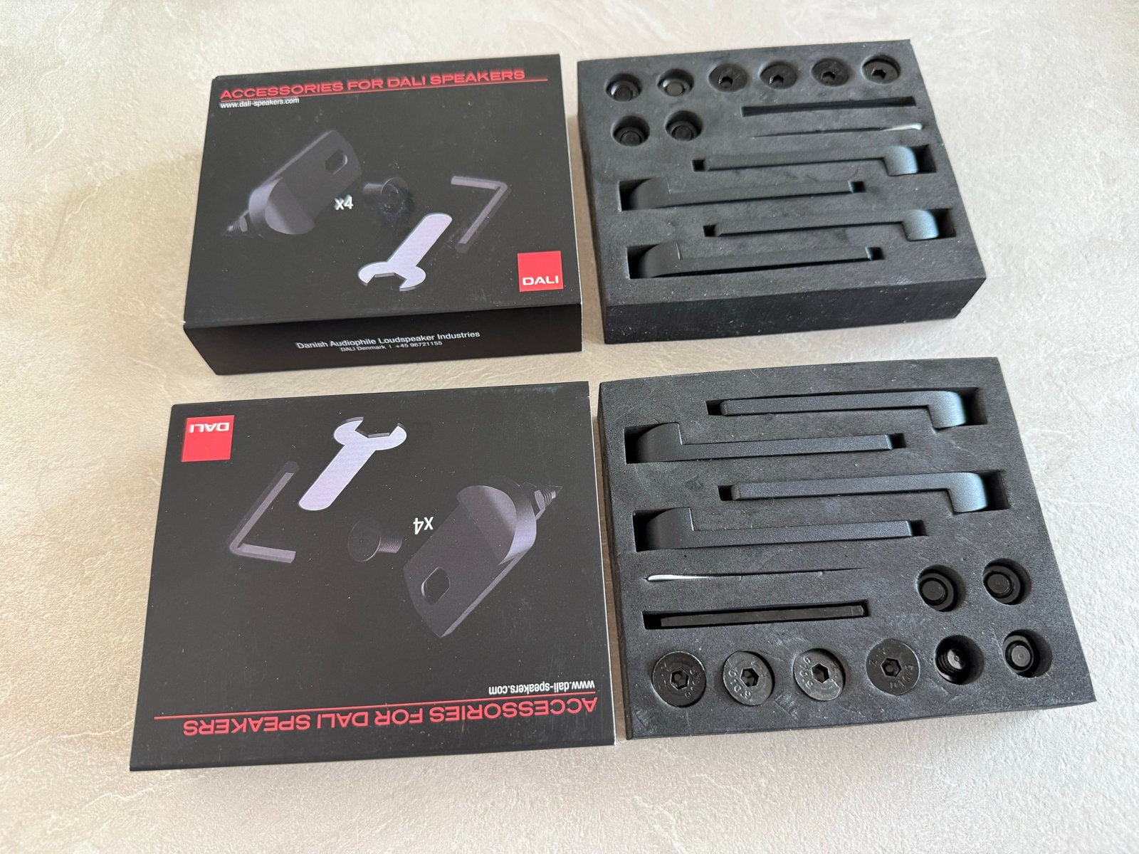 Set nieuwe Dali speaker voetjes - Ongebruikt, Ophalen of Verzenden, Nieuw, Overige typen, Overige merken