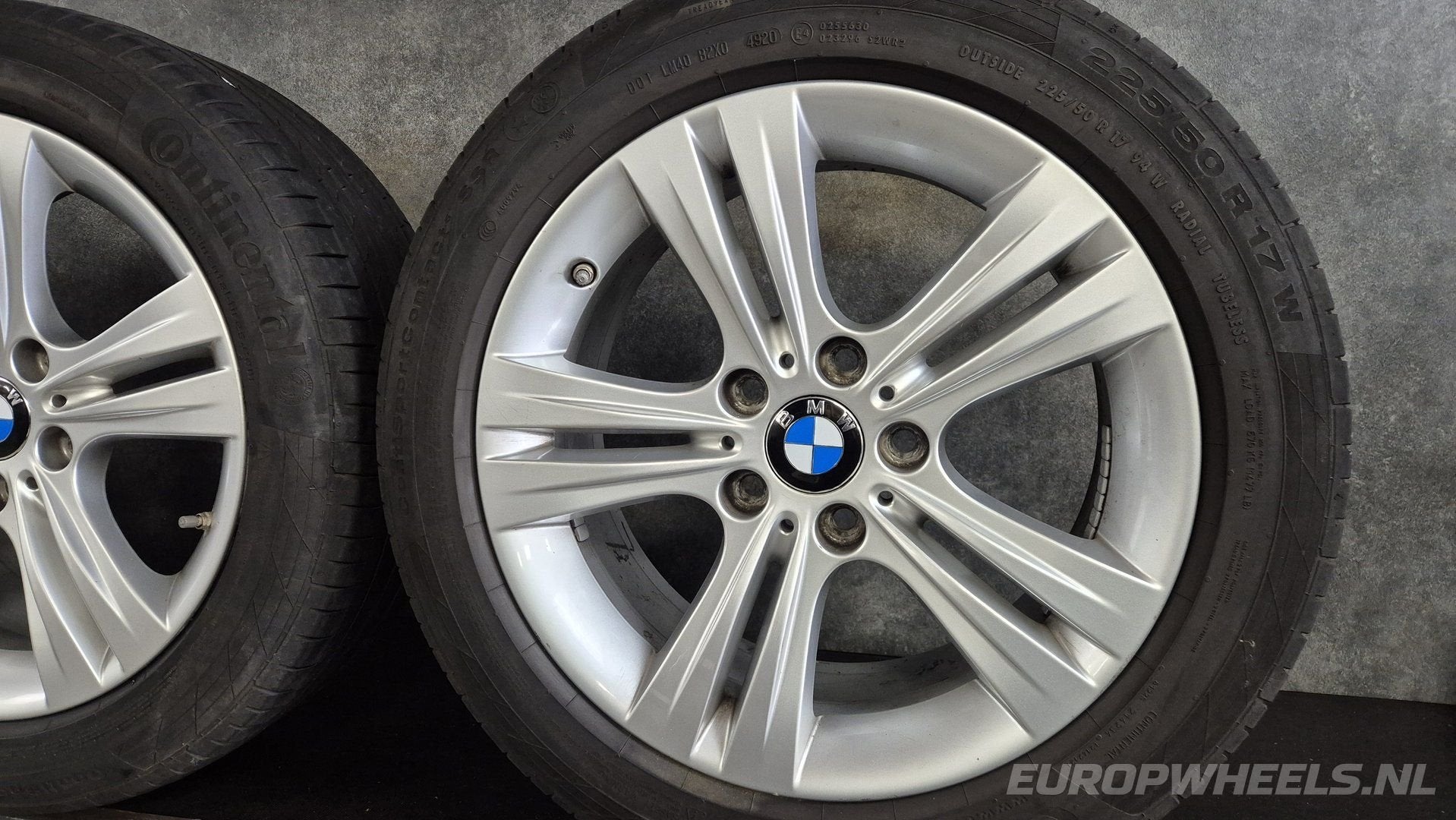 17 inch BMW F30 F31 F32 F33 F36 velgen zomerbanden 392, Gebruikt, -, -, Banden en Velgen