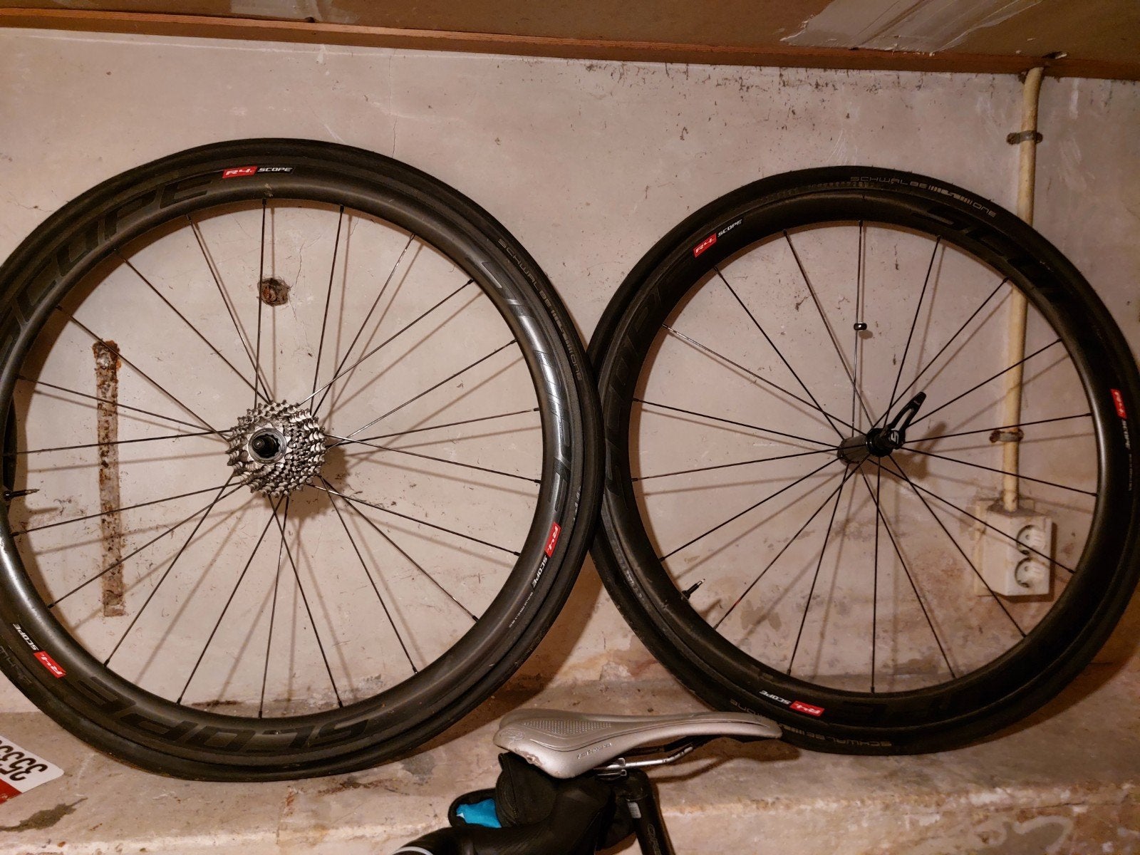 Scope R4c Carbon Wielset met Schwalbe One banden, Fietsen en Brommers, Fietsonderdelen, Ophalen