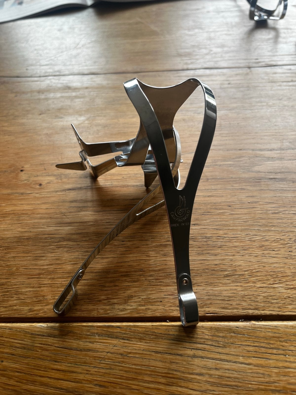 Campagnolo C - RECORD Toeclips, Crankstel of Pedalen, Gebruikt, Staal, Ophalen of Verzenden
