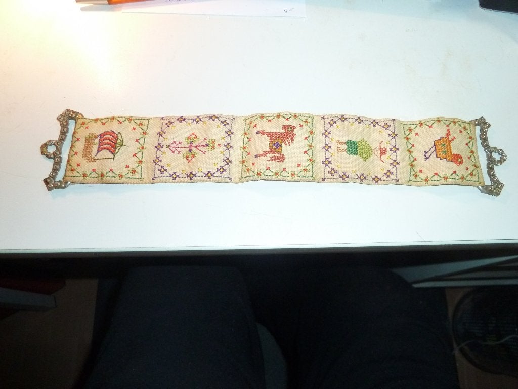Brocante schellekoord ca 30 cm, Ophalen of Verzenden