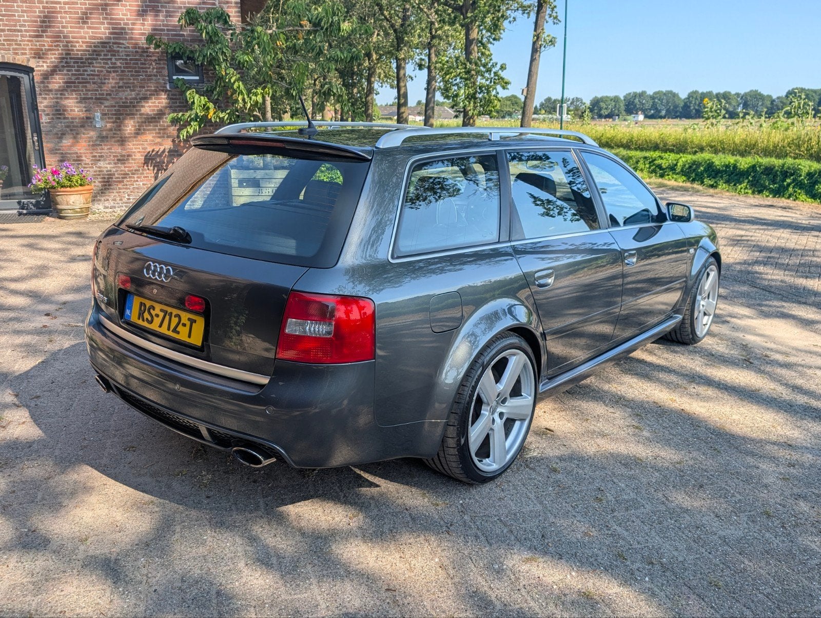 Audi RS6 2003 Daytona grijs, Automaat, 4172 cc, RS6, Stationwagon
