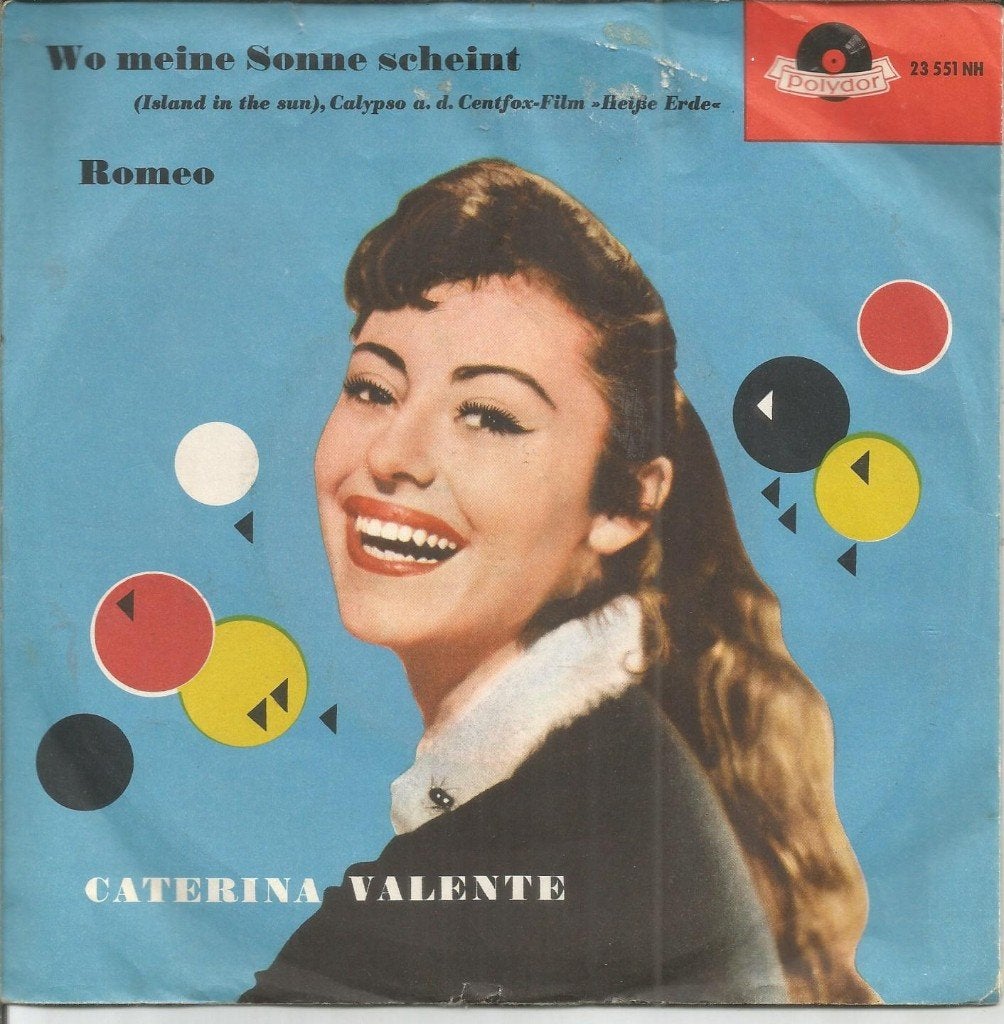 Caterina Valente – Wo Meine Sonne Scheint (1957), Cd's en Dvd's, Fotohoes, Voor 1960, 7 inch, Single