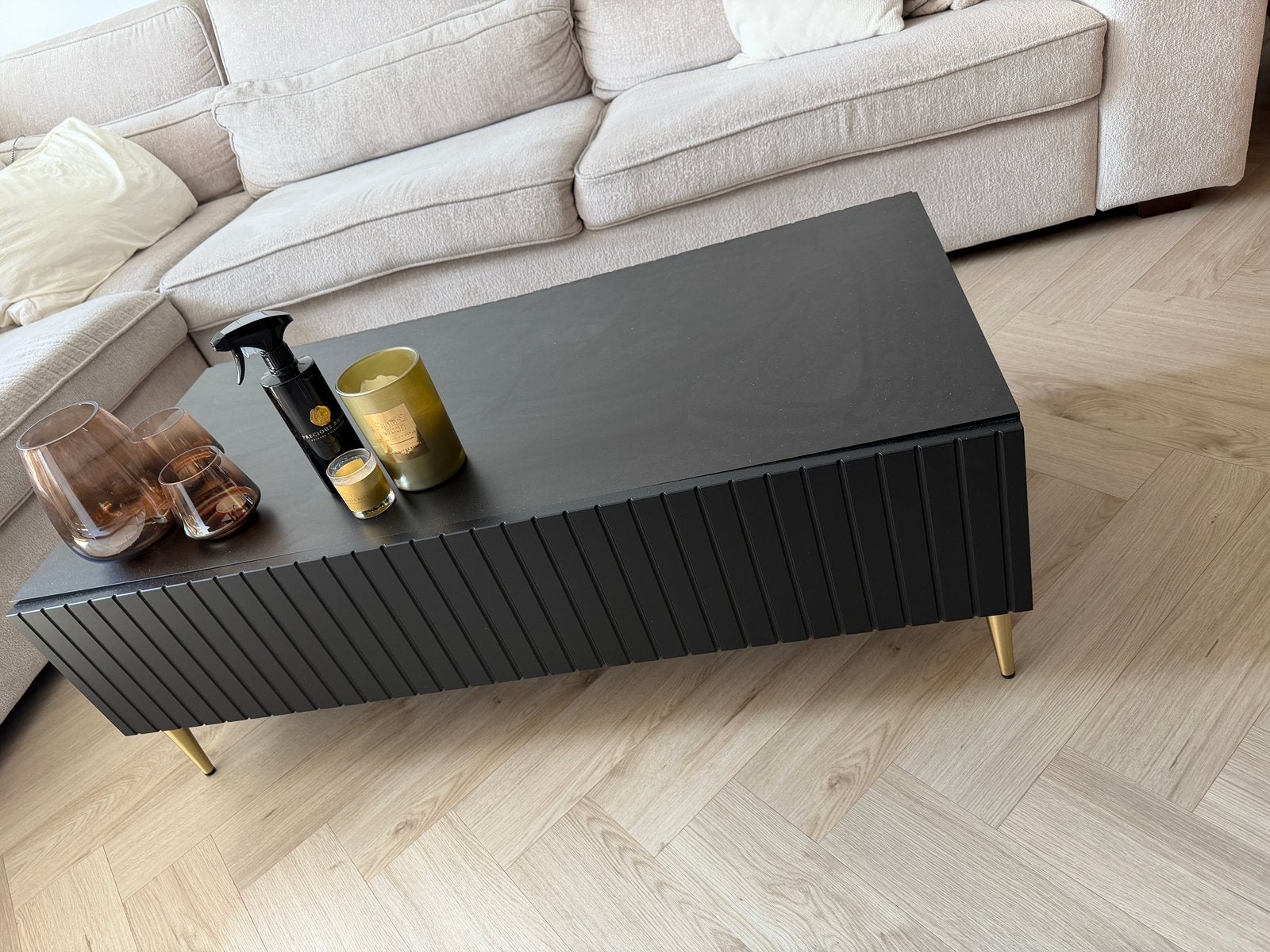 Salontafel zo goed als nieuw, Huis en Inrichting, Tafels | Salontafels, Ophalen, 100 tot 150 cm, 50 tot 100 cm, Zo goed als nieuw