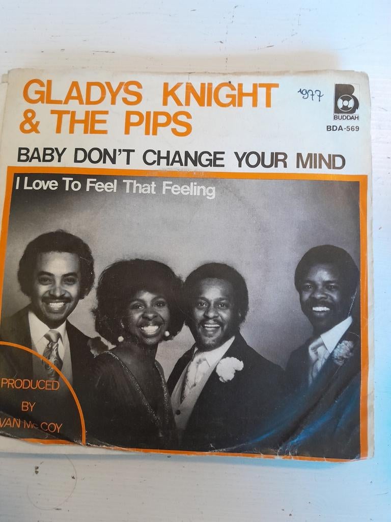 Gladys knight the pips 7 inch baby don,t change your mind, Cd's en Dvd's, Vinyl Singles, Ophalen of Verzenden, Zo goed als nieuw