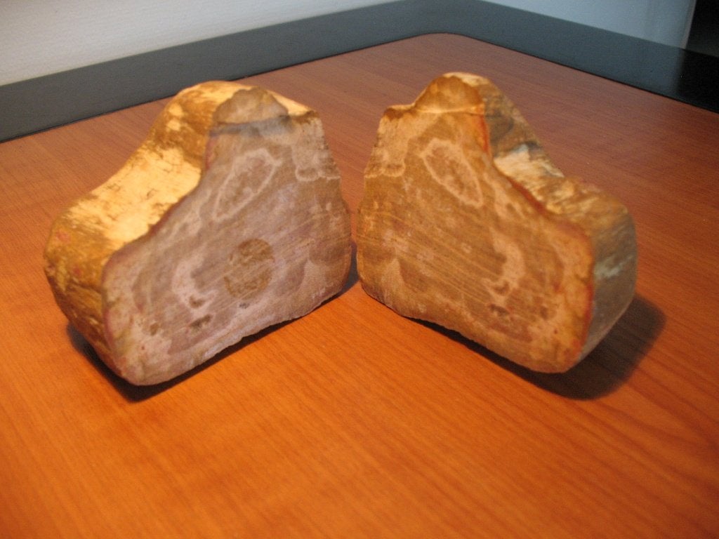 Decoratieve Boekensteunen van Natuursteen, Ophalen