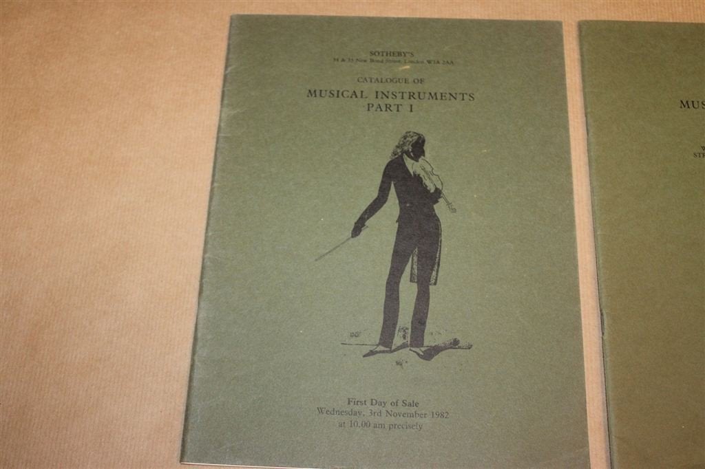 Sothebys Musical Instruments — 3 Catalogi 1982-1983, Boeken, Ophalen of Verzenden, Gelezen, Artiest