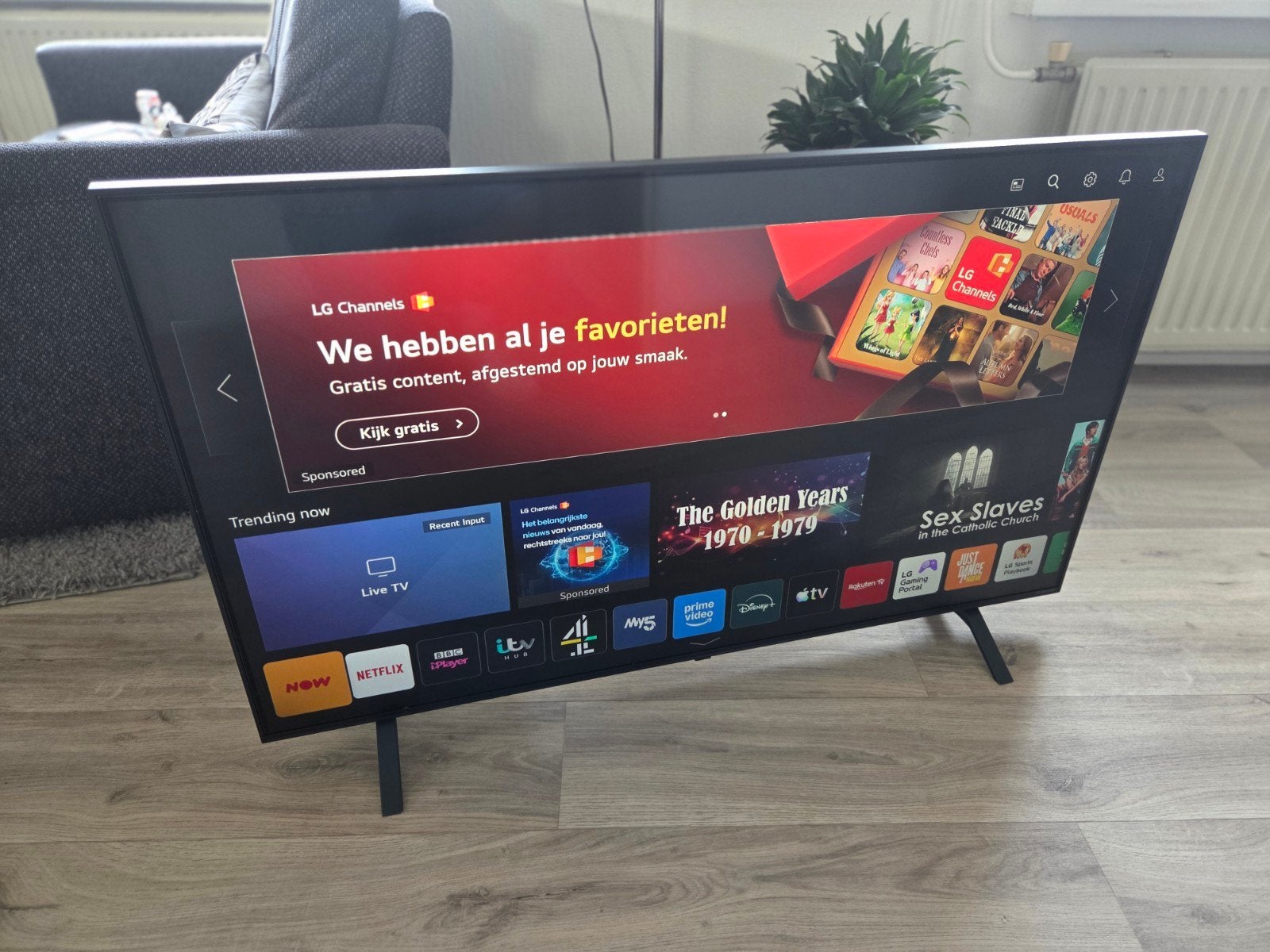 LG 4K UHD Smart Led tv, Ophalen, Gebruikt, 50 Hz, 100 cm of meer