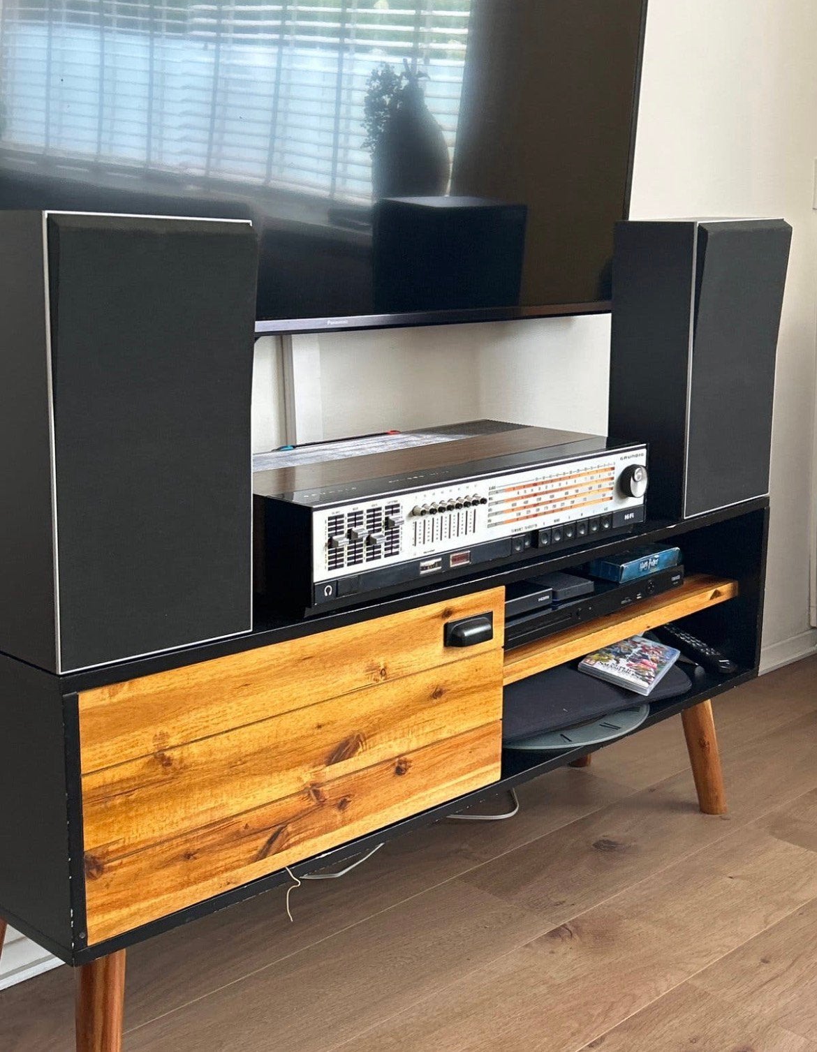 Complete Vintage HiFi Set: Grundig RTV 800+ B&O Beovox S2200, Ophalen, Losse componenten, Zo goed als nieuw, Bang & Olufsen