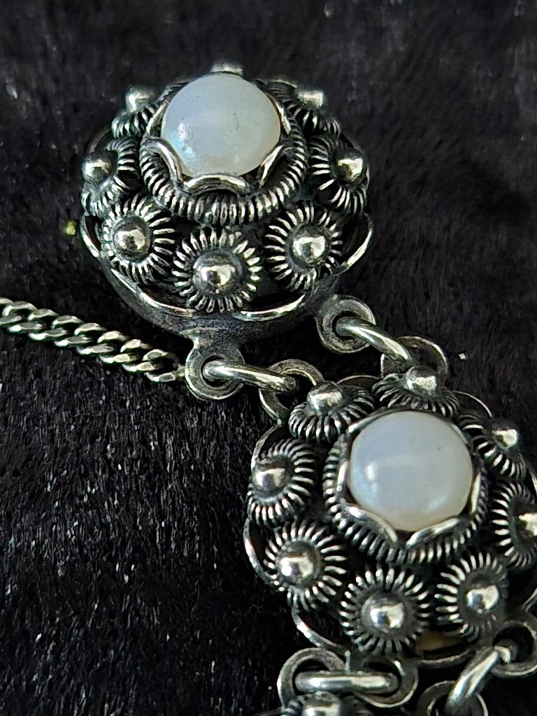Vintage zilveren armband met zeeuwse knoop 165, Zilver zolder, Ophalen of Verzenden, Zo goed als nieuw, Zilver zolder