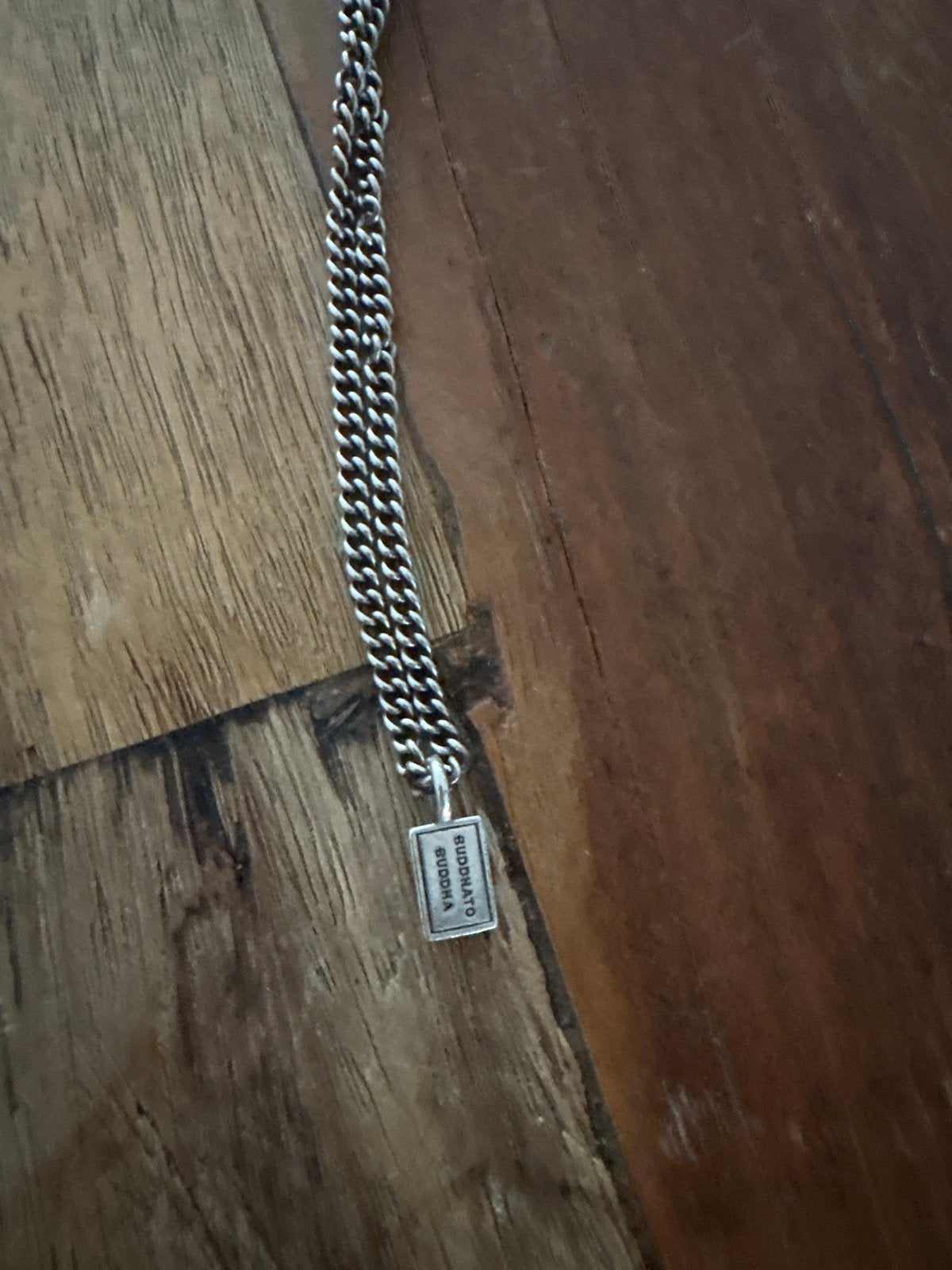 Buddha to Buddha ketting zilver, Sieraden, Tassen en Uiterlijk, Kettingen, Ophalen of Verzenden, Gebruikt, Zilver