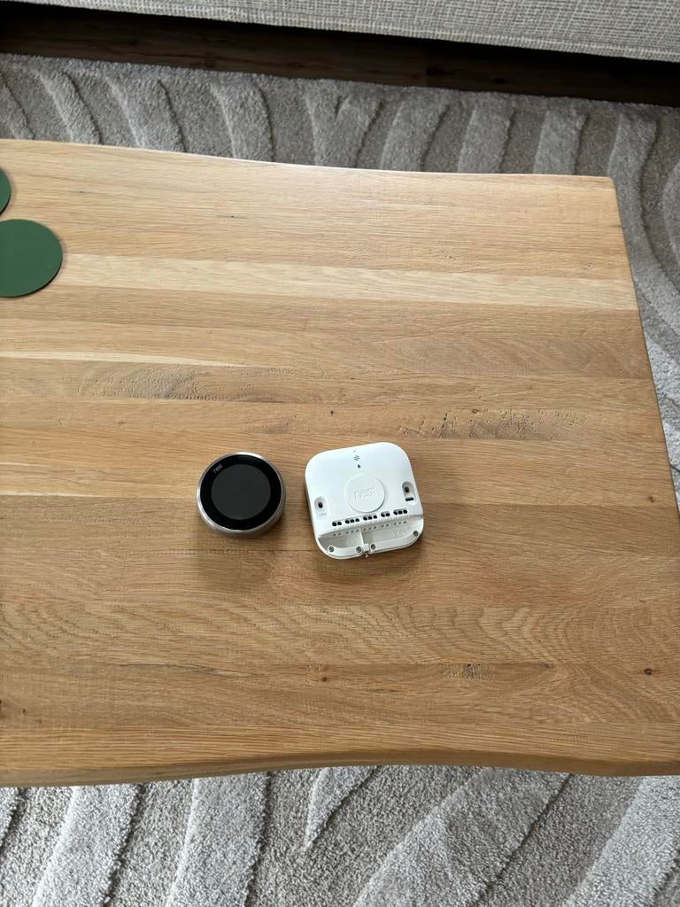 Nest Thermostaat V3 - Slimme thermostaat, Doe-het-zelf en Verbouw, Thermostaten, Ophalen of Verzenden, Slimme thermostaat, Gebruikt