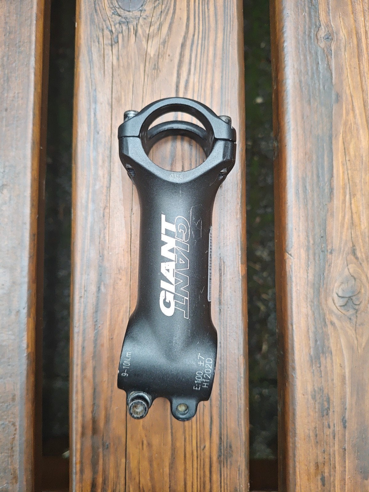 Giant Stuurpen 100mm, 7 graden, Gebruikt, Stuur, Racefiets, Aluminium