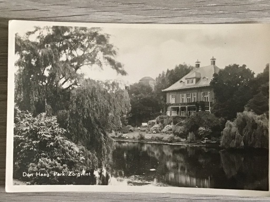 Den Haag Park Zorgvliet ca 1940, Ophalen of Verzenden, 1920 tot 1940, Gelopen, Zuid-Holland