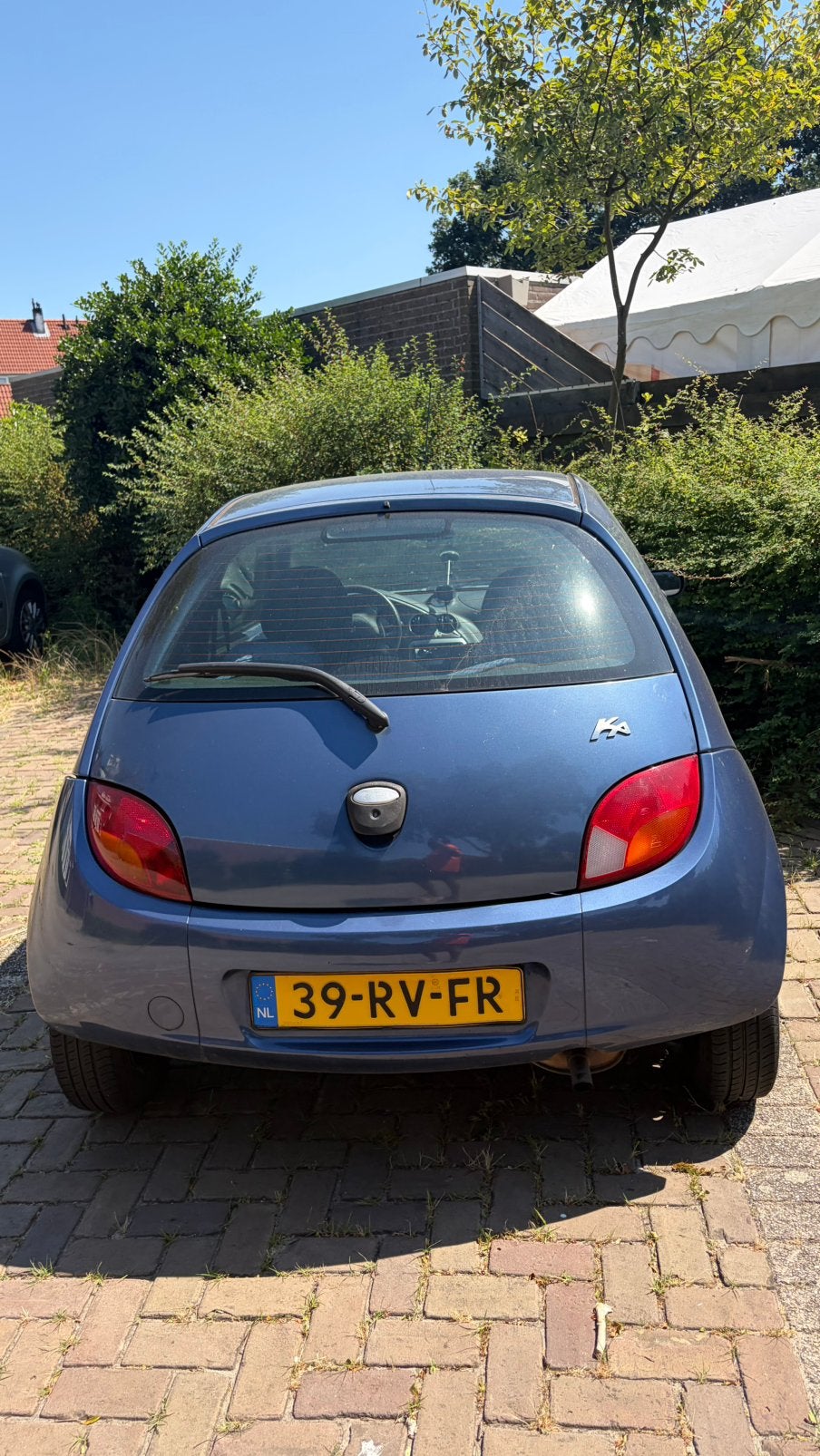 Ford Ka 1.3 I 51KW 2005 Blauw, Voorwielaandrijving, 1299 cc, 31 €/maand, 4 cilinders