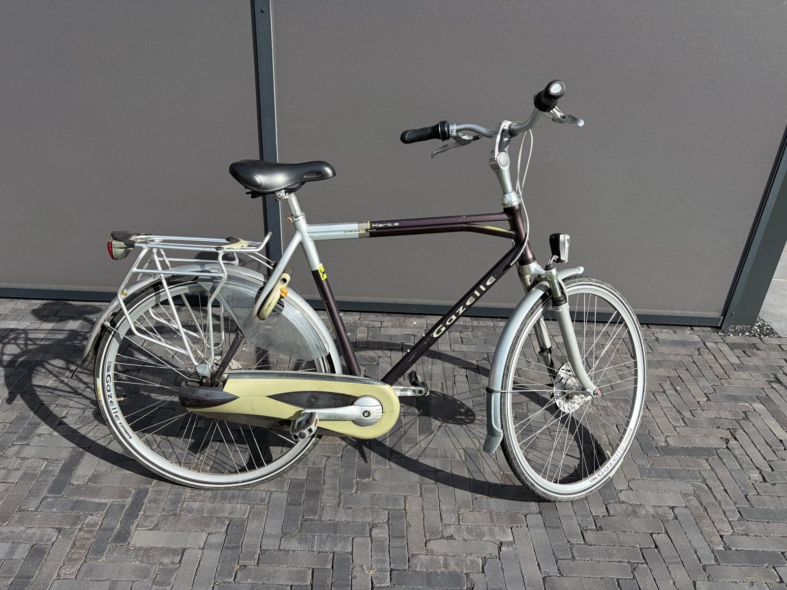 Gazelle Xanta herenfiets 61 cm Nexus 7, Ophalen, Gebruikt, Versnellingen, 57 tot 61 cm