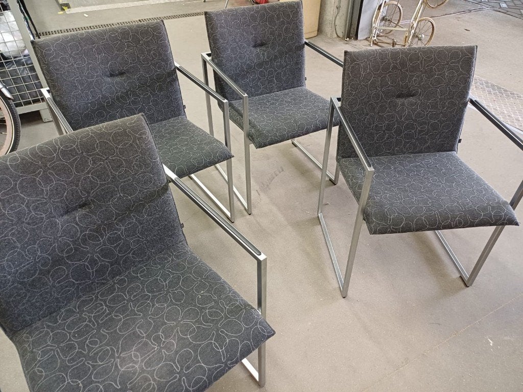 4 Arco Frame Design Eetkamerstoelen, Ophalen, Overige materialen, Gebruikt, Vier