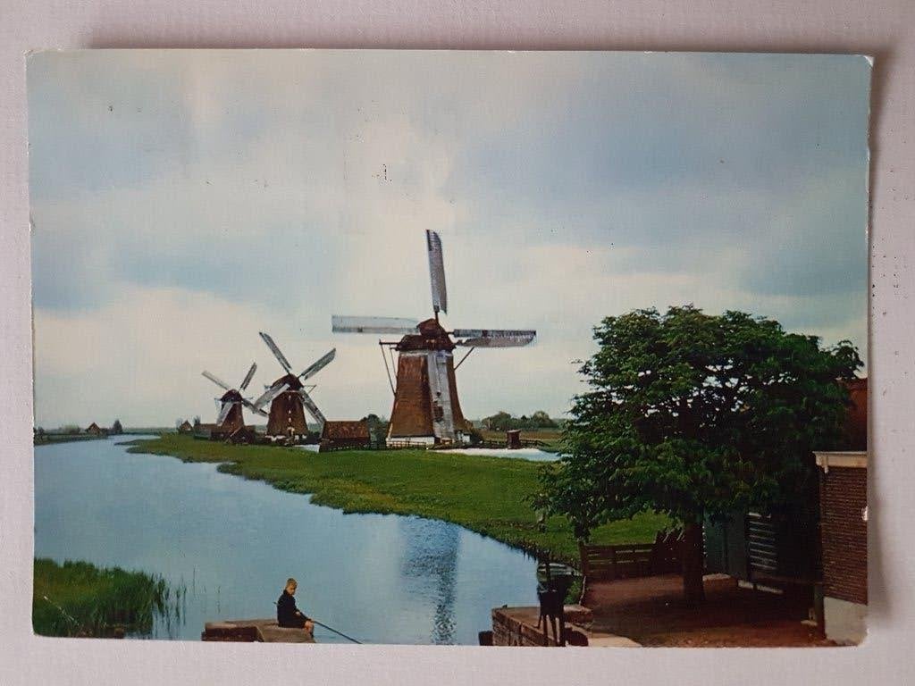 Ansichtkaart Molen Windmolen, Ophalen of Verzenden, 1940 tot 1960, Gelopen, Noord-Brabant
